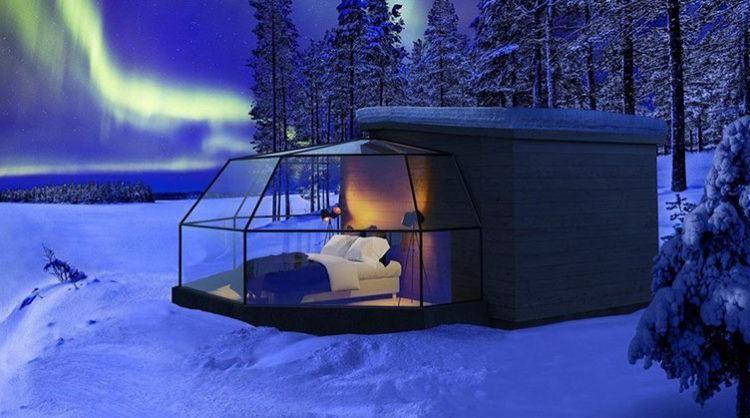 Aurores Boréales : admirez-les dans un igloo en verre de luxe