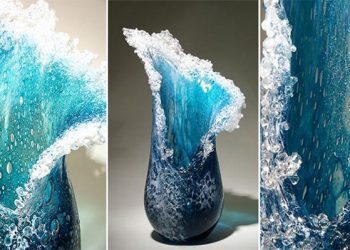 Ces artistes hawaïens ont créé des vases qui capturent la vraie beauté de l&rsquo;océan