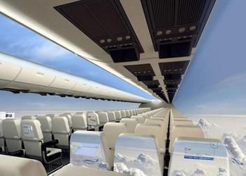 Dans quelques années, les avions sans fenêtres offriront aux passagers une vue panoramique du ciel