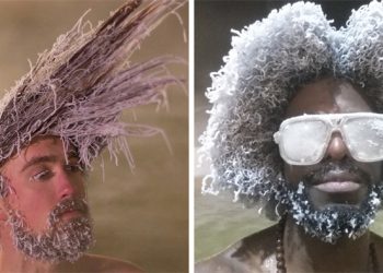 Il fait si froid au Canada qu&rsquo;ils ont des concours de cheveux gelés