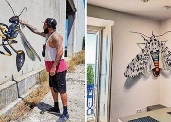 Ce graffeur fait des dessins en 3D plus vrai que nature