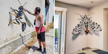 Ce graffeur fait des dessins en 3D plus vrai que nature