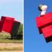 Quelqu&rsquo;un a modifié un drone pour qu&rsquo;il ressemble à Snoopy volant au dessus de sa niche (vidéo)