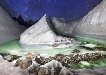 Un drone découvre un magnifique paysage glaciaire caché dans l&rsquo;Himalaya