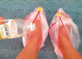 J&rsquo;ai mis du vinaigre sur mes pieds et regardez ce qui s&rsquo;est passé