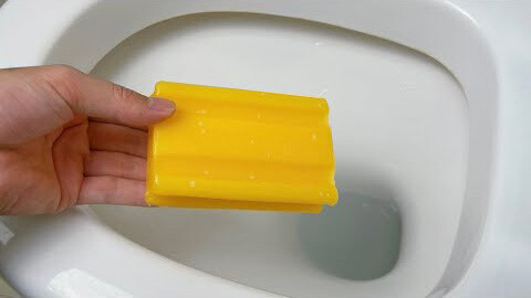 Aujourd’hui, j’ai découvert qu’en mettant un savon dans les toilettes, elles restent propres et sans odeur pendant six mois sans les brosser