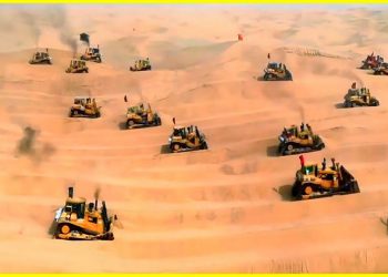 Ce que la Chine construit dans le désert choque le monde entier !