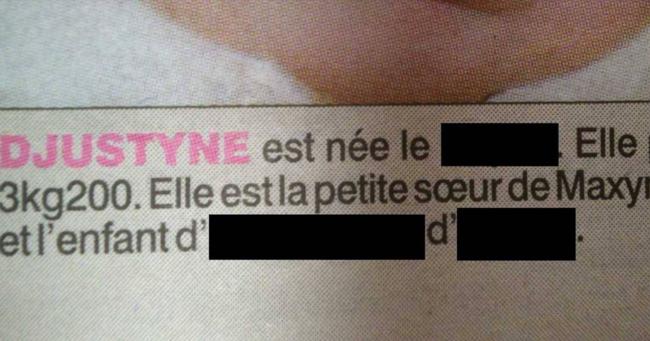 Top 10 des pires prénoms qui ont été autorisés par l’État civil, c’est chaud