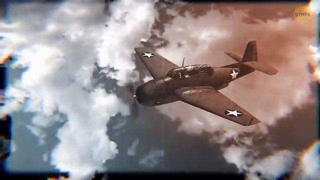 Les avions de l'Escadrille 19 volant dans les nuages