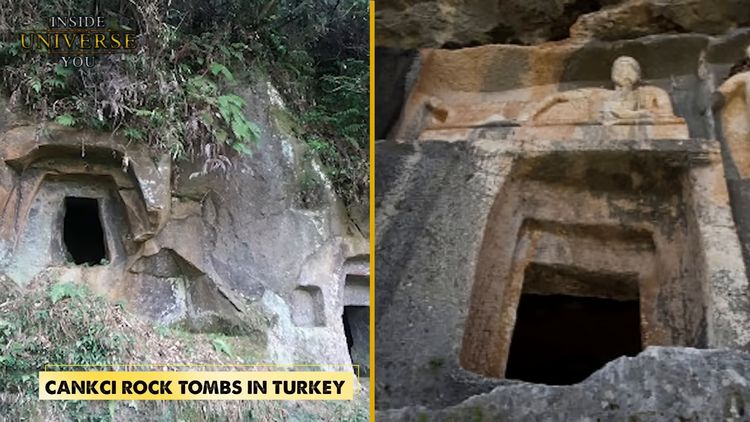 Comparaison entre les tombes taillées dans la roche au Japon et en Turquie.