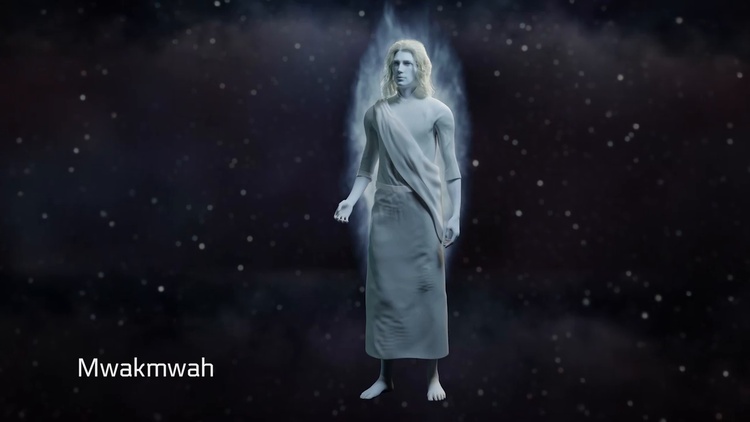 Représentation visuelle de l'être extraterrestre nommé Mwakmwah.