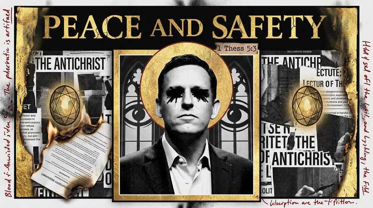 Un milliardaire du secteur de la surveillance s'est tenu sur scène et a expliqué comment l'Antéchrist conquiert le monde, en utilisant les deux mêmes mots que l'apôtre Paul. C'est ce qu'on appelle la « dénégation plausible ».
