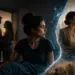 Une femme réfléchit à des univers parallèles réels en observant différentes versions de sa propre vie déchirées