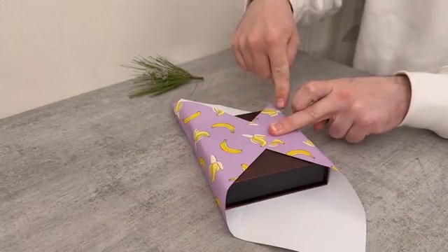 Test de la taille du papier en rabattant les coins