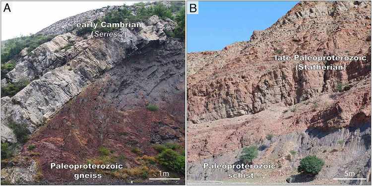 Field relationships of the Great Unconformity (GUn) in North China. Credit: PNAS, 2026.