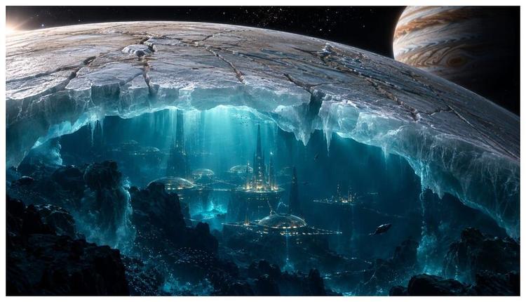Sous la glace