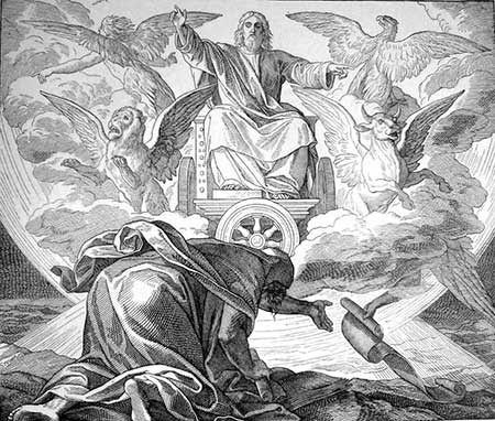 La roue d'Ézéchiel : la mention des ovnis dans la Bible